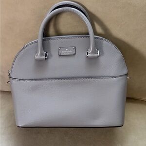 Kate Spade Light Gray Satchel NWOT.
